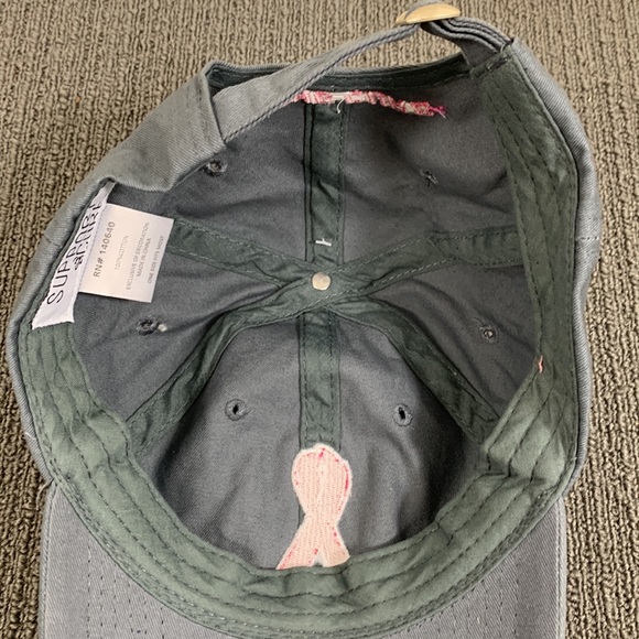 Support the Cure Pink Ribbon Baseball Hat Womens OSFM Gray Be the Cure - Picture 11 of 12